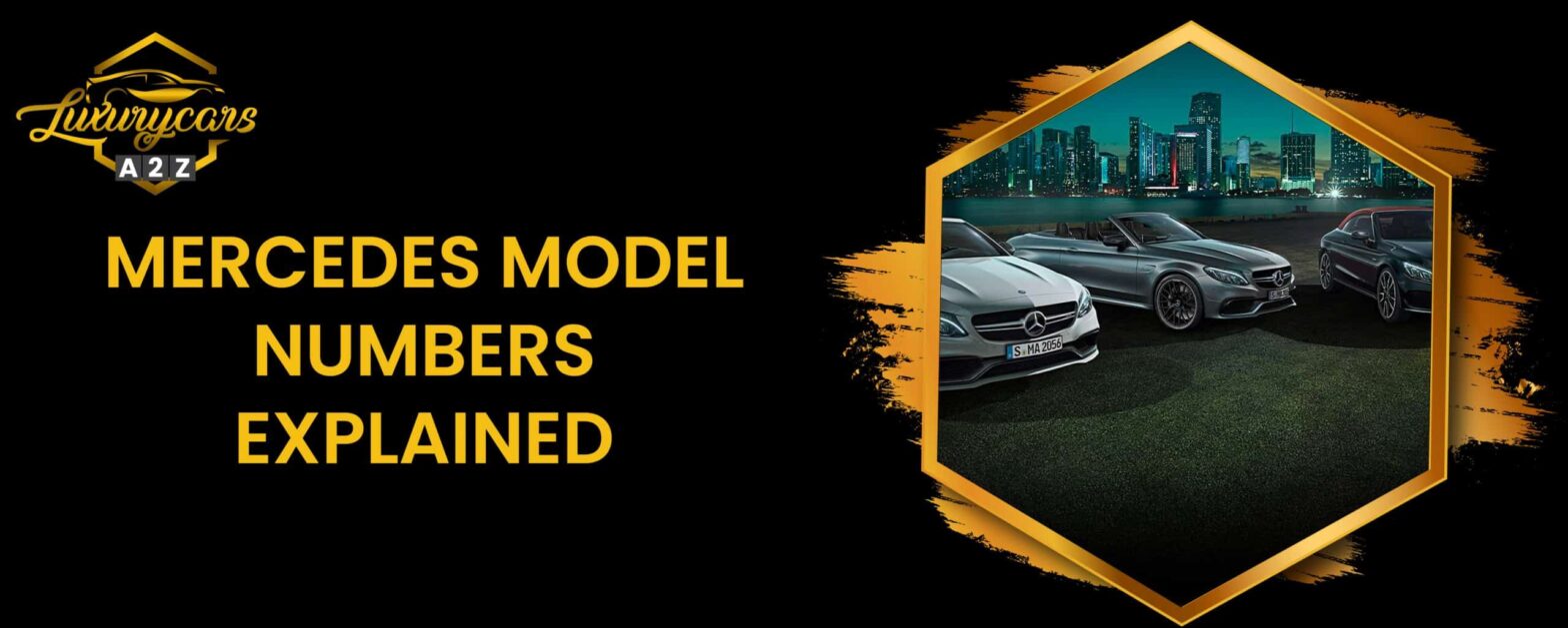 Números de modelo Mercedes explicados