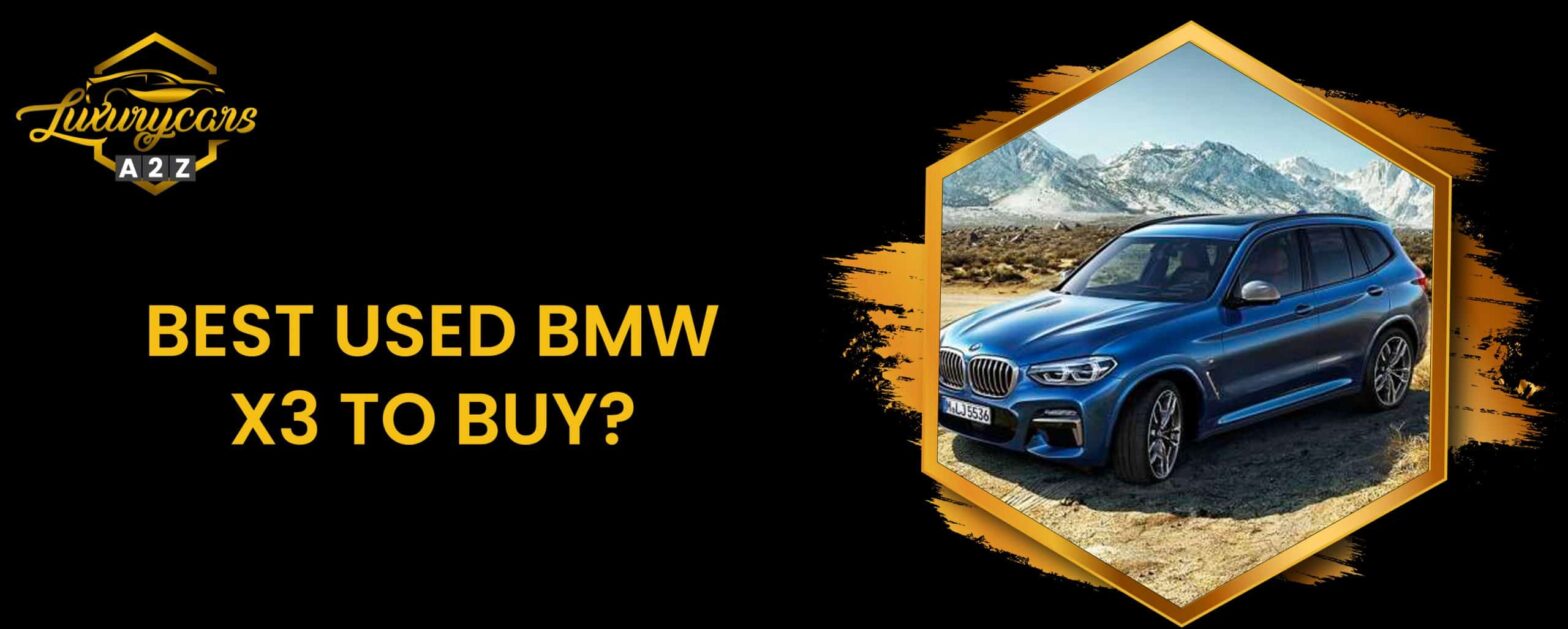 BMW X3 mais usada para comprar