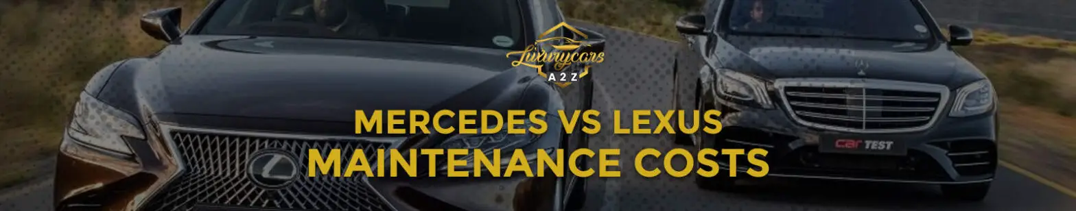 Custos de manutenção Mercedes vs Lexus