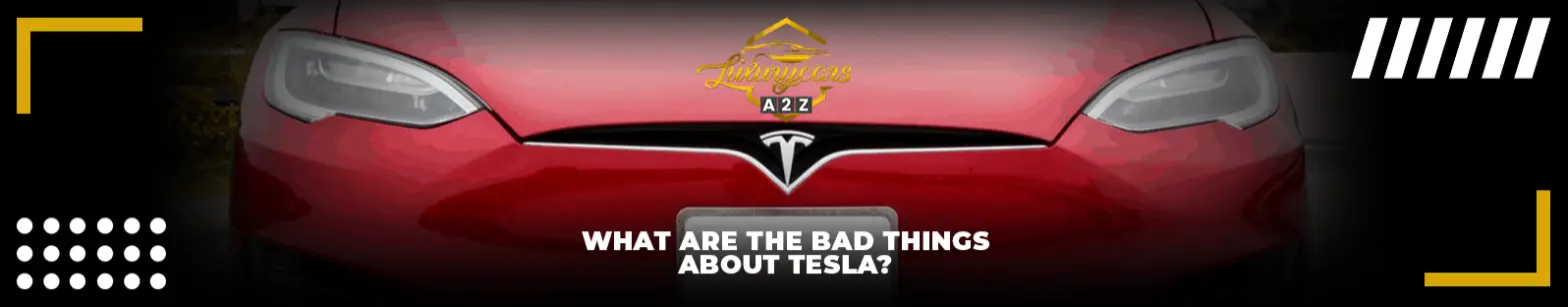 Quais são as coisas ruins no Tesla?