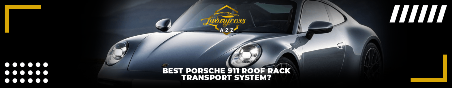 Melhor sistema de transporte de rack de teto Porsche 911
