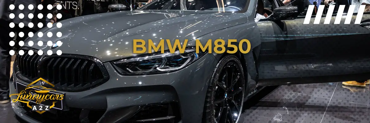 A BMW M850 é um bom carro?