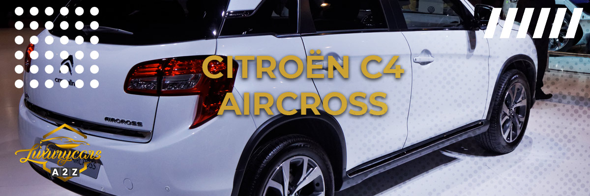 O Citroën C4 Aircross é um bom carro?